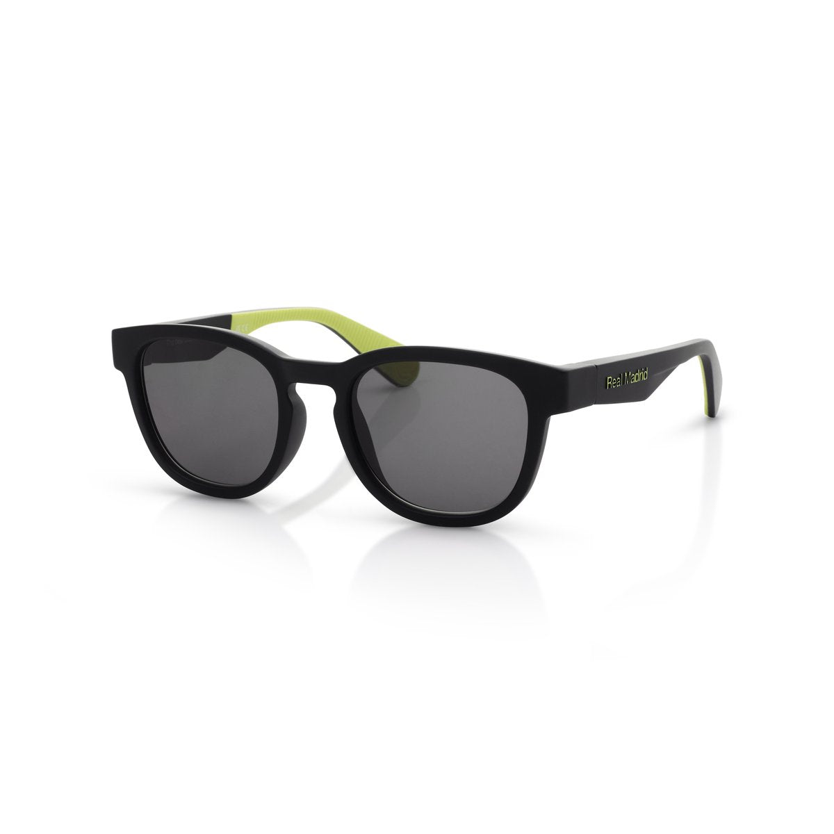 Real Madrid Kids Round Sunglasses Black / Green - View 1