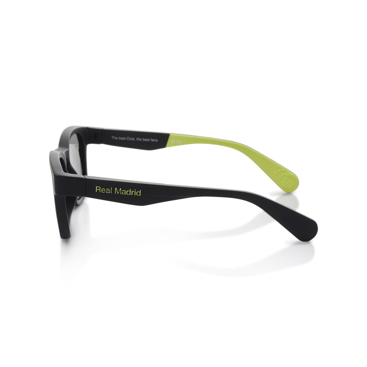 Real Madrid Kids Round Sunglasses Black / Green - View 3