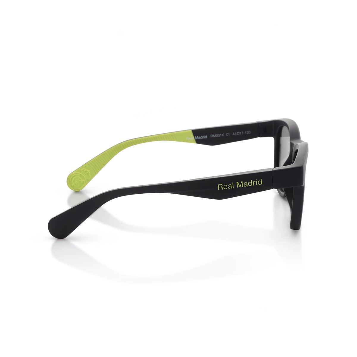 Real Madrid Kids Round Sunglasses Black / Green - View 4