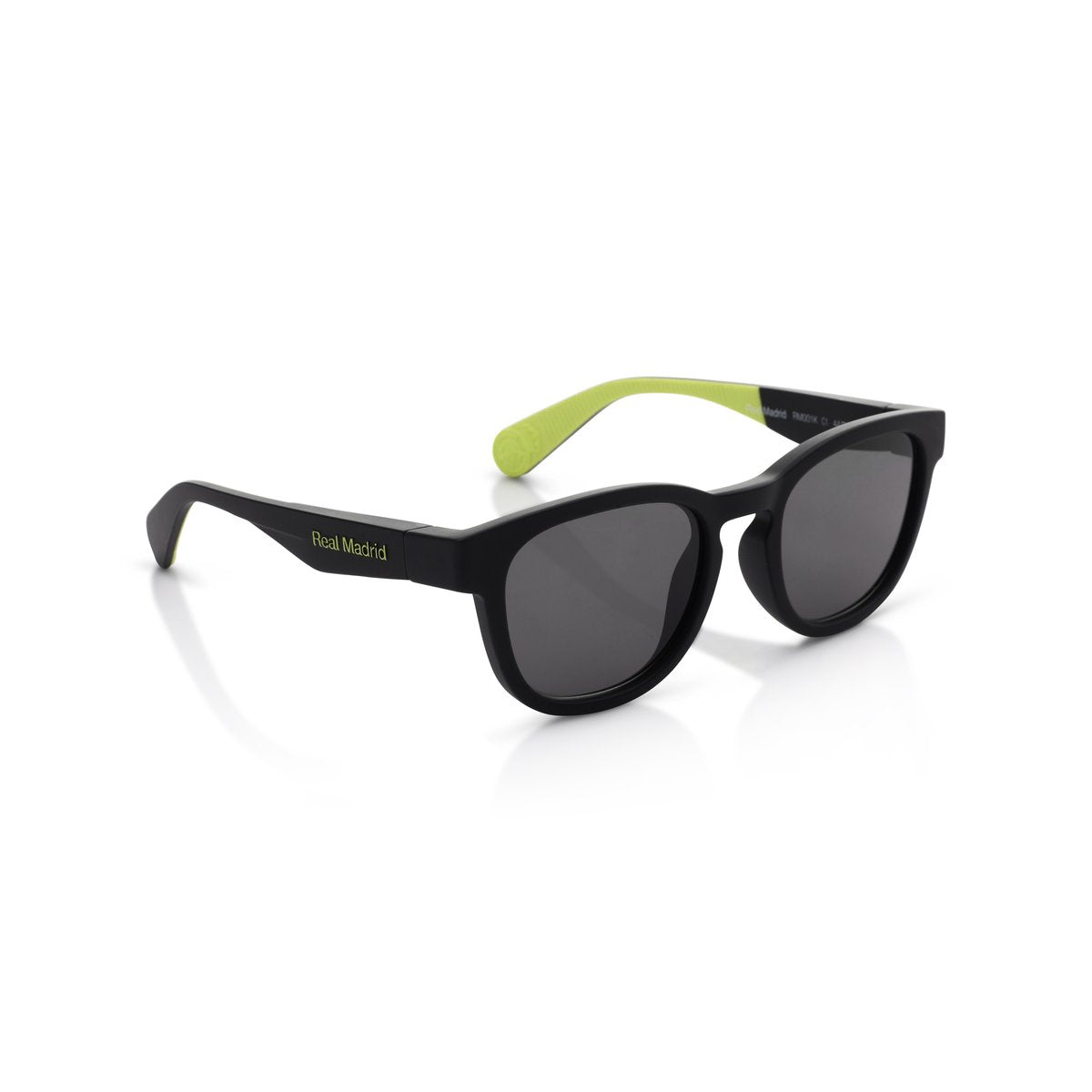 Real Madrid Kids Round Sunglasses Black / Green - View 6
