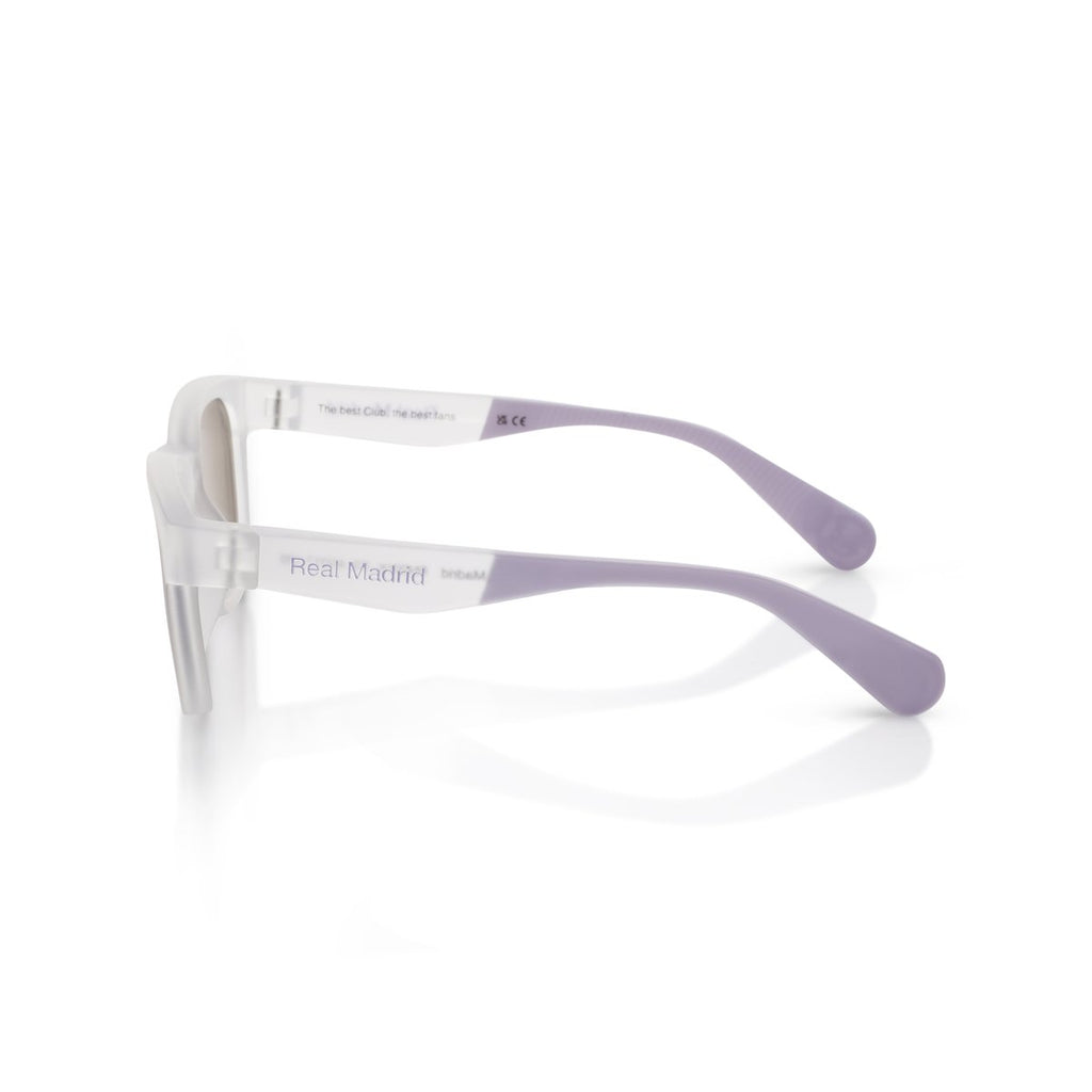 Real Madrid Kids Round Sunglasses Crystal / Purple - View 3