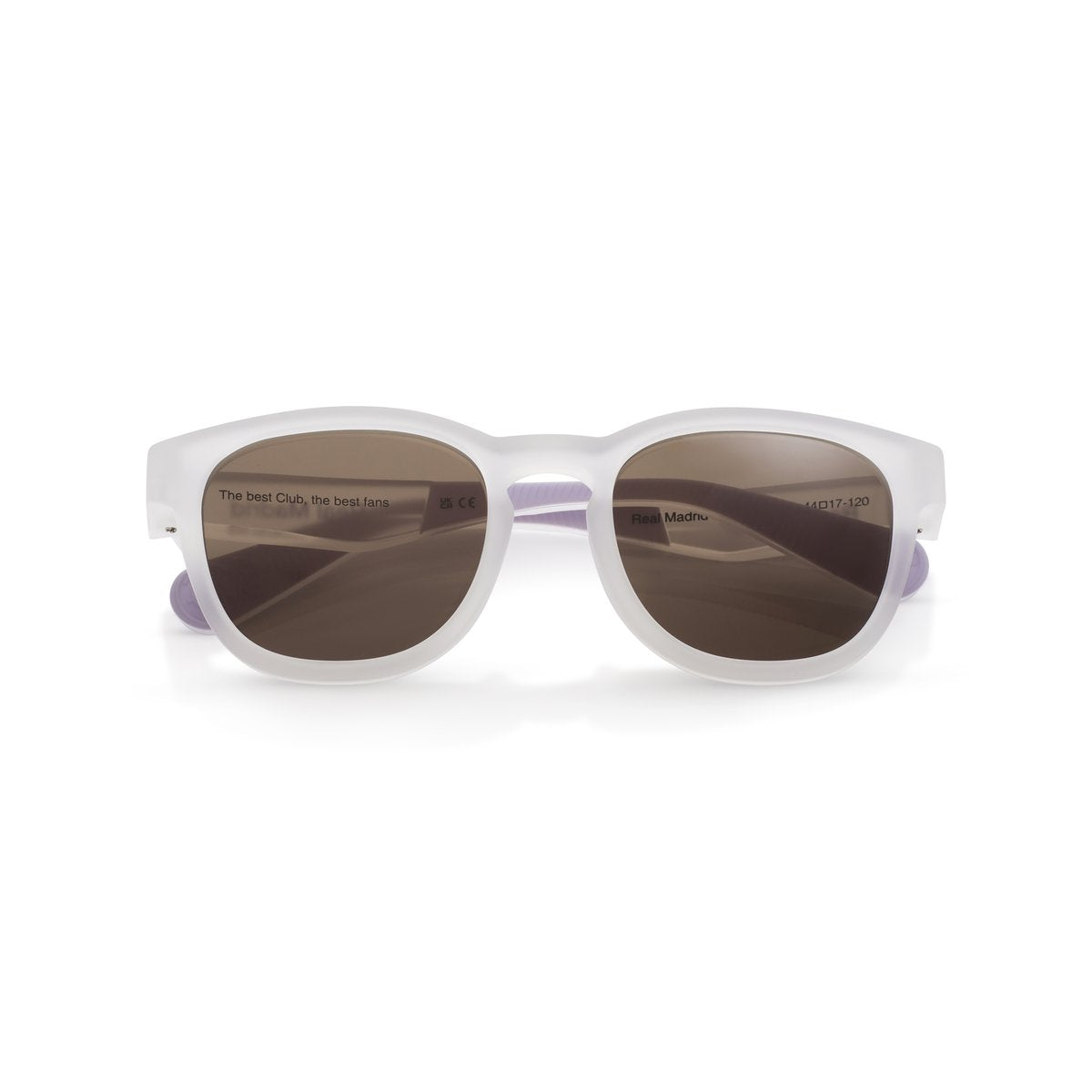 Real Madrid Kids Round Sunglasses Crystal / Purple - View 5