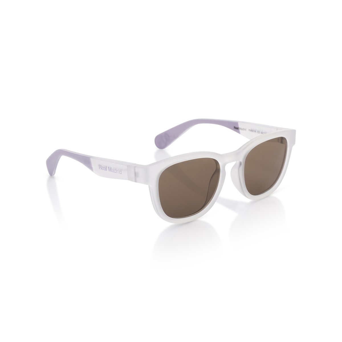 Real Madrid Kids Round Sunglasses Crystal / Purple - View 6