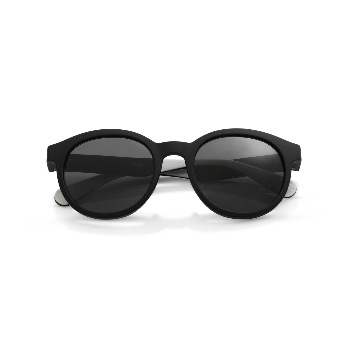Real Madrid TR90 Round Sunglasses Black / Grey - View 5