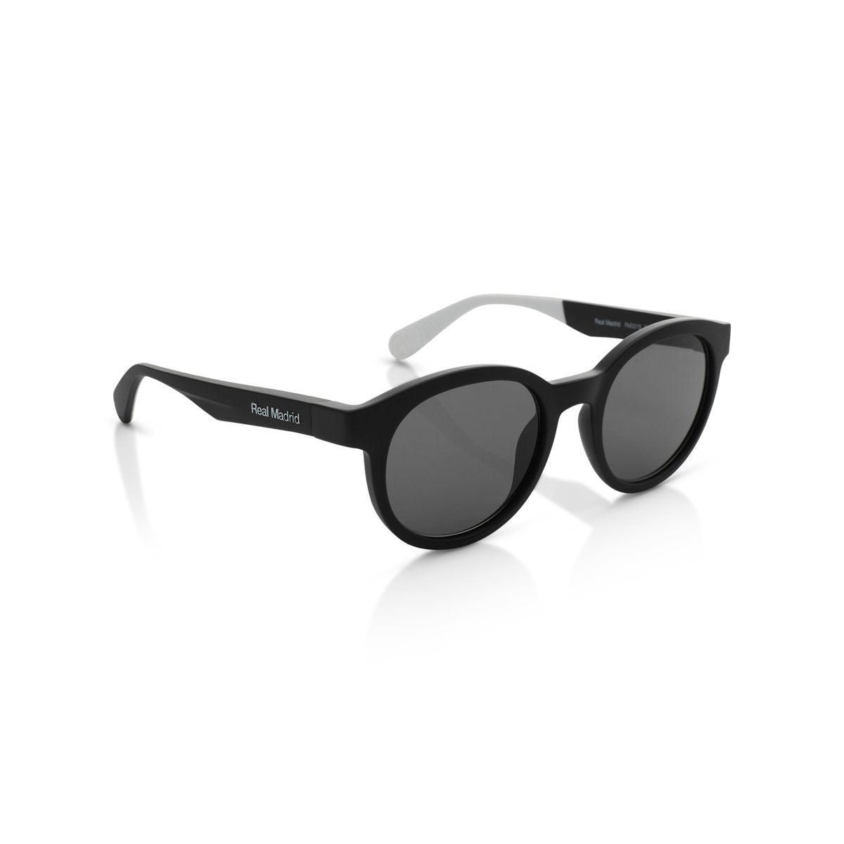Real Madrid TR90 Round Sunglasses Black / Grey - View 6