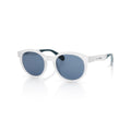 Real Madrid TR90 Round Sunglasses Crystal / Teal - View 1
