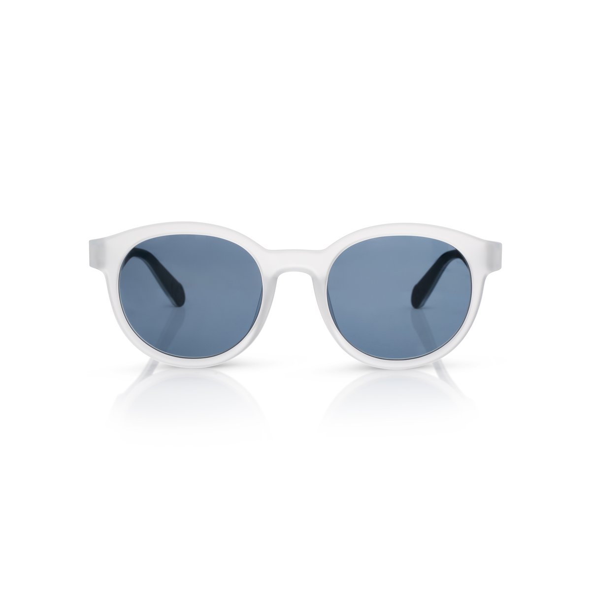Real Madrid TR90 Round Sunglasses Crystal / Teal - View 2