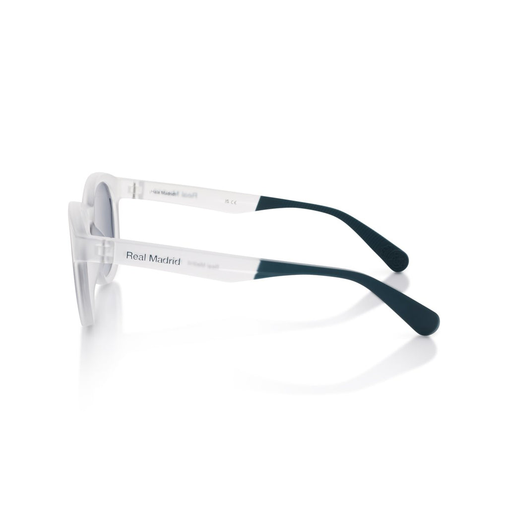 Real Madrid TR90 Round Sunglasses Crystal / Teal - View 3