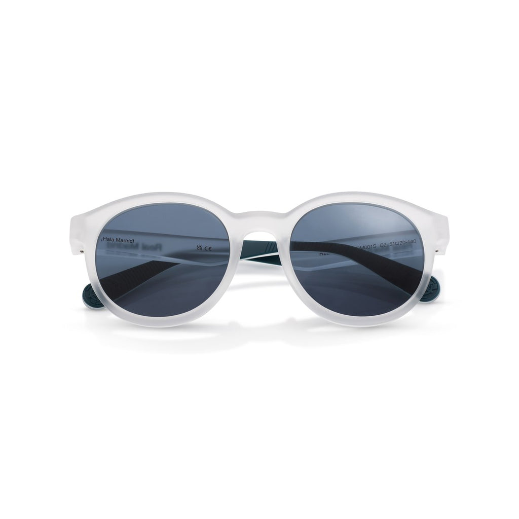 Real Madrid TR90 Round Sunglasses Crystal / Teal - View 5