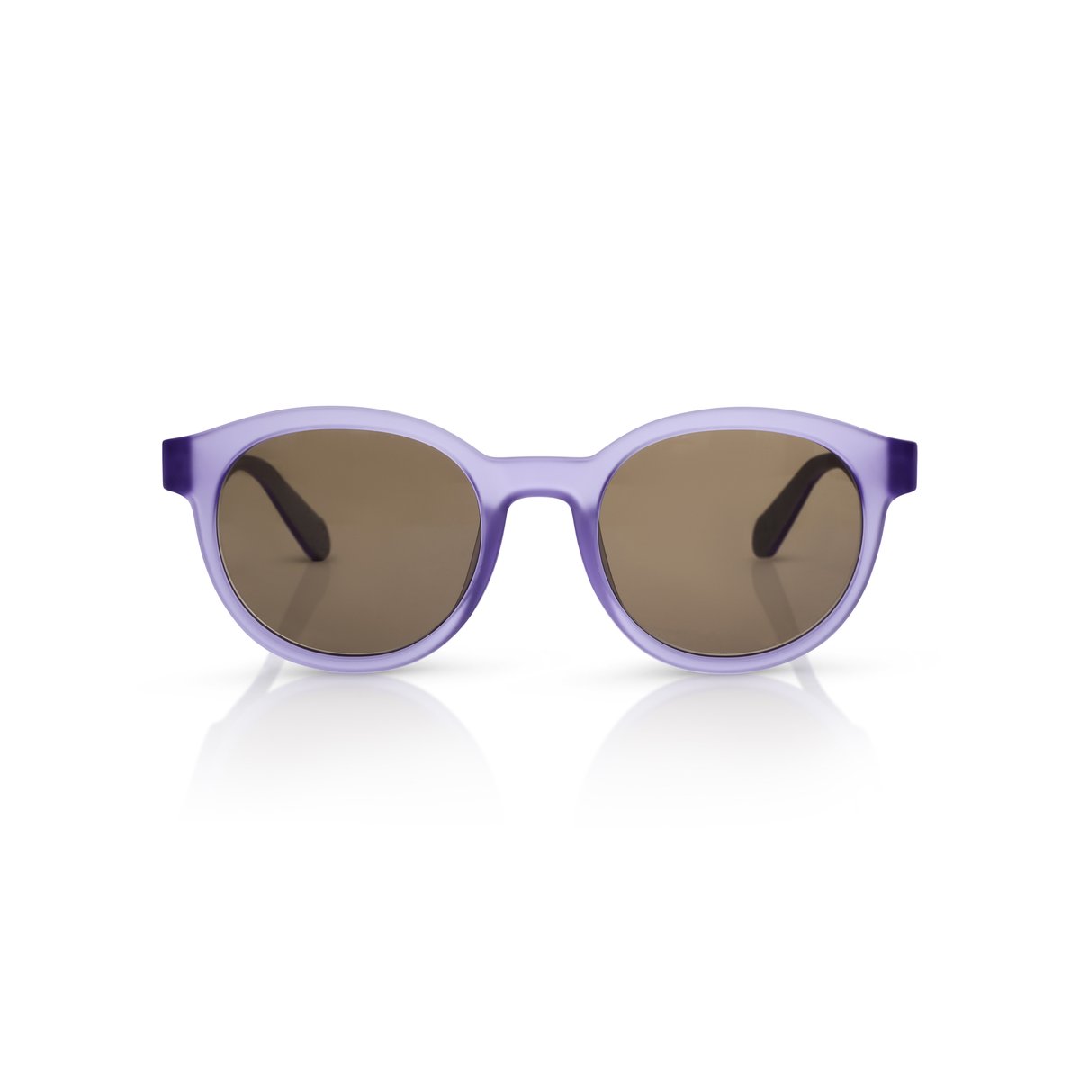 Real Madrid TR90 Round Sunglasses Purple - View 2