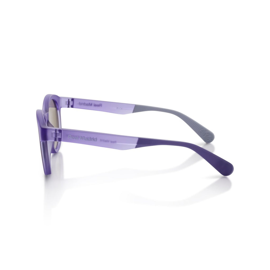 Real Madrid TR90 Round Sunglasses Purple - View 3