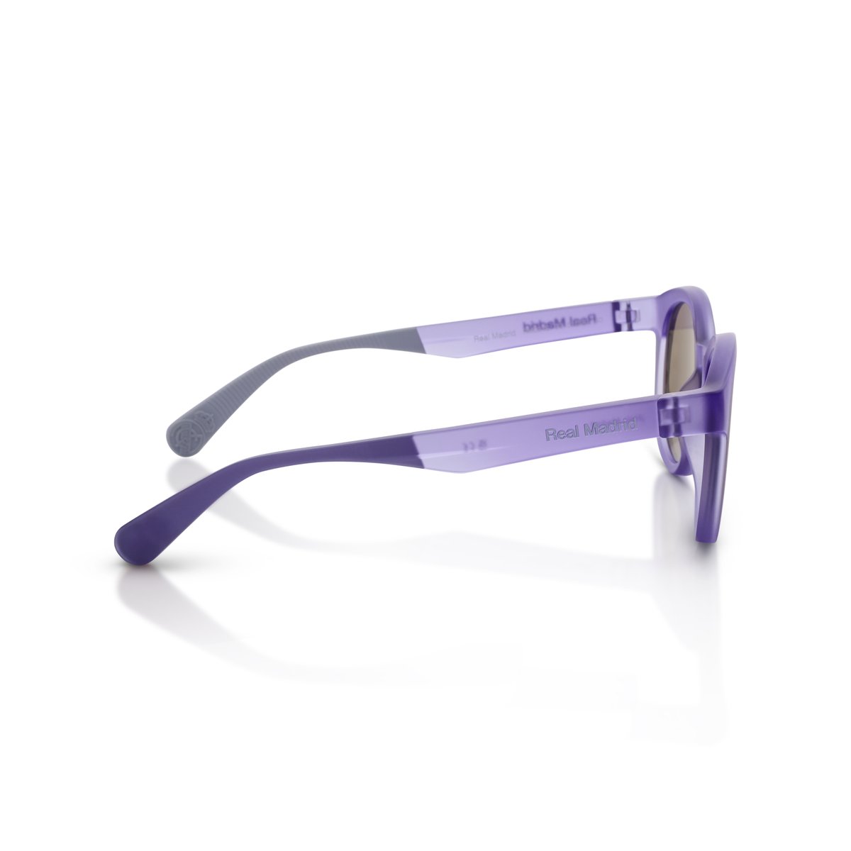 Real Madrid TR90 Round Sunglasses Purple - View 4