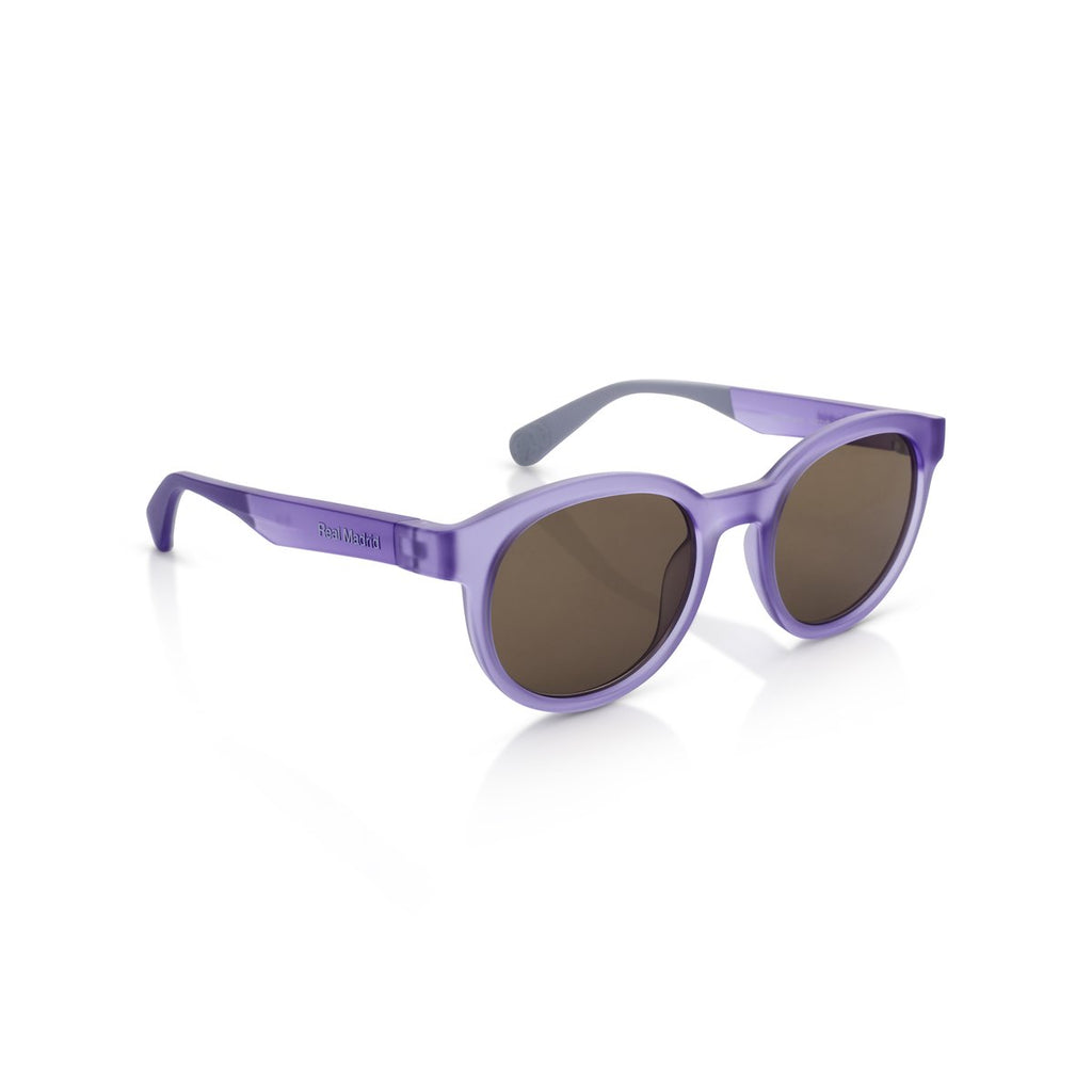 Real Madrid TR90 Round Sunglasses Purple - View 6
