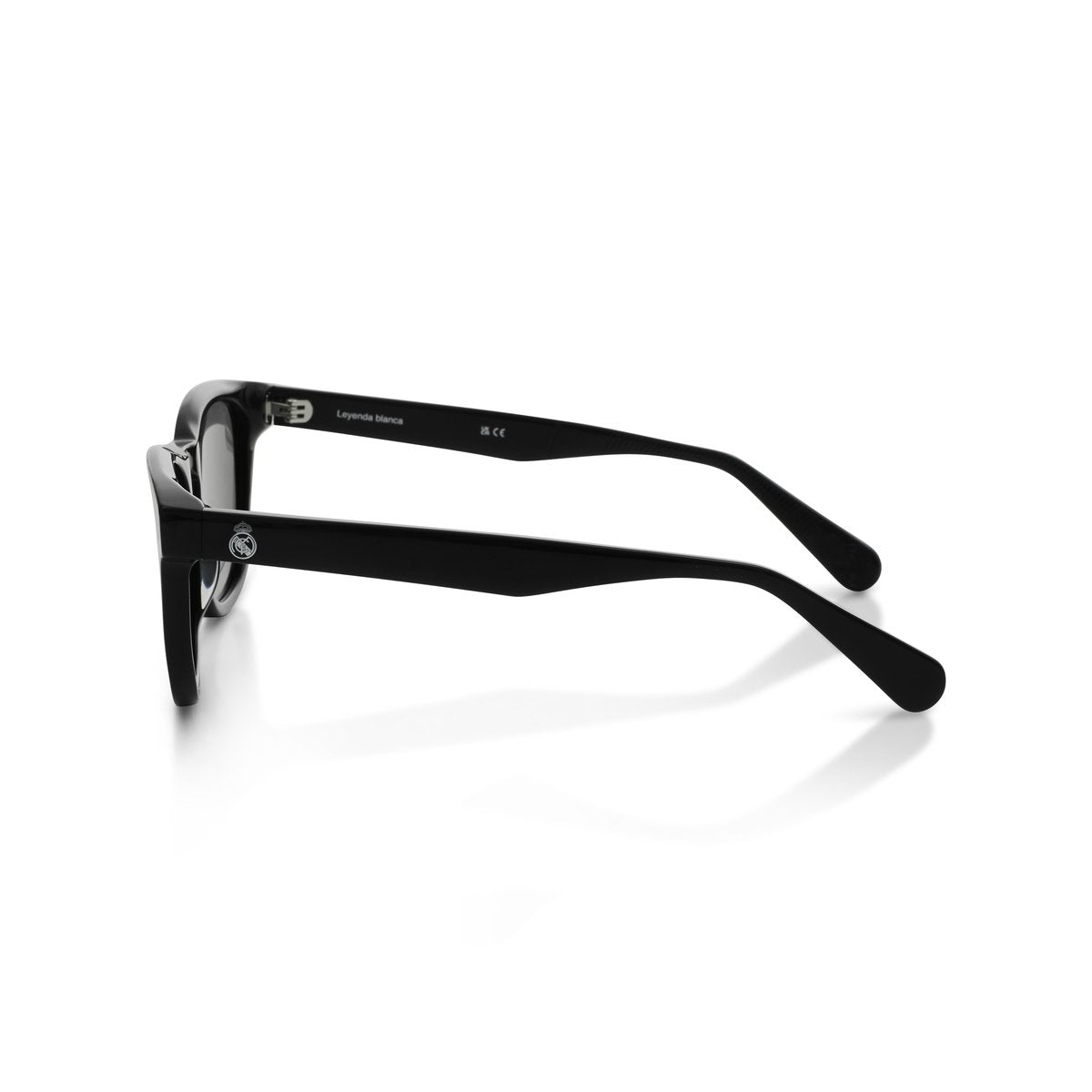 Real Madrid Acetate Round Sunglasses Black - View 3