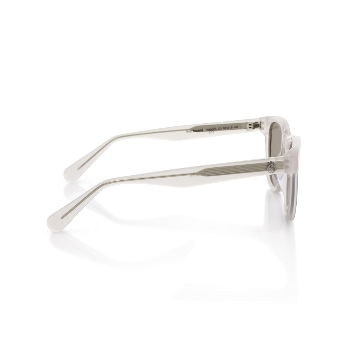 Real Madrid Acetate Round Sunglasses Crystal - View 4