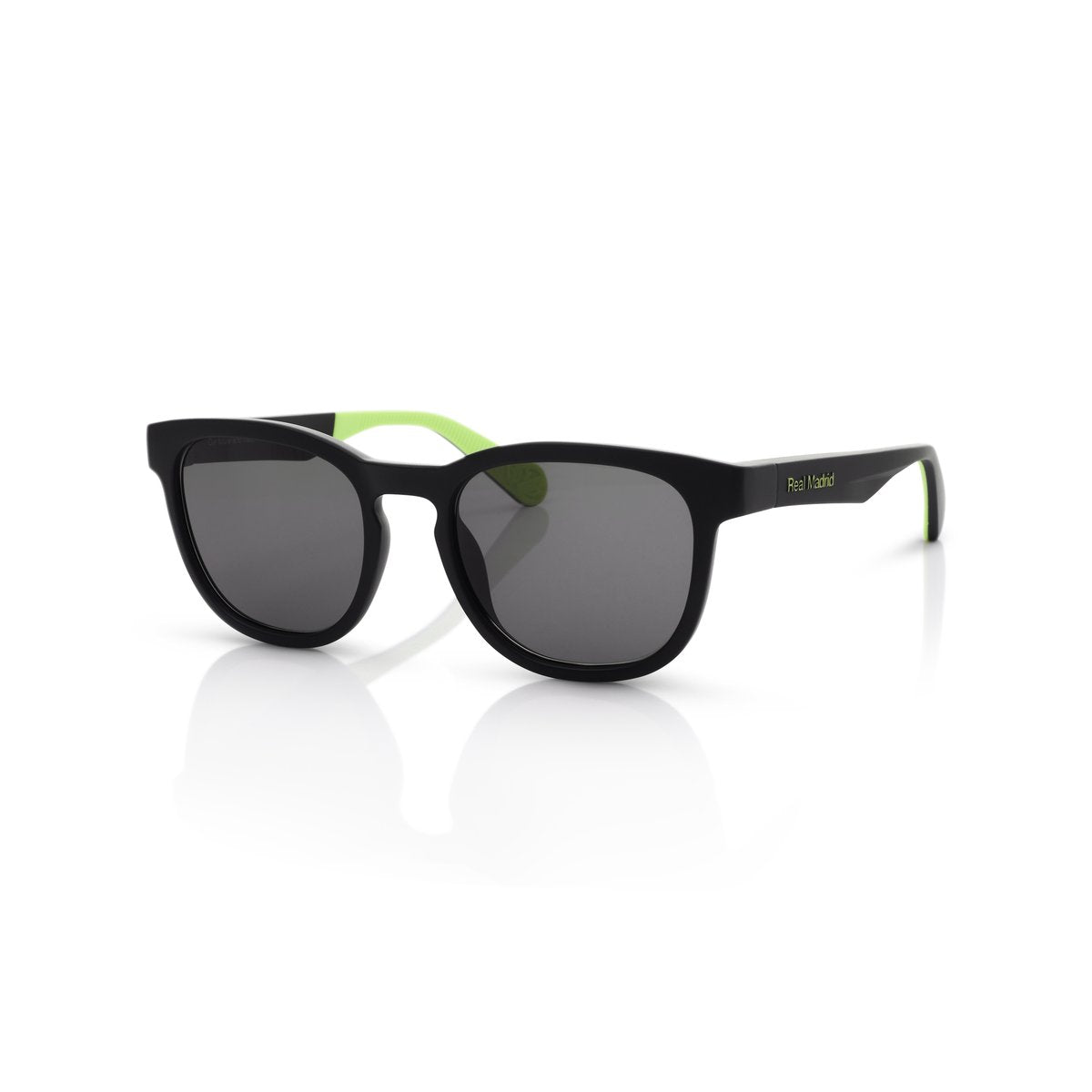 Real Madrid TR90 Cat-Eye Sunglasses Black / Green - View 1