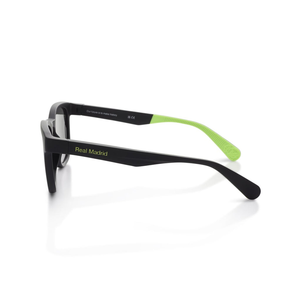 Real Madrid TR90 Cat-Eye Sunglasses Black / Green - View 3
