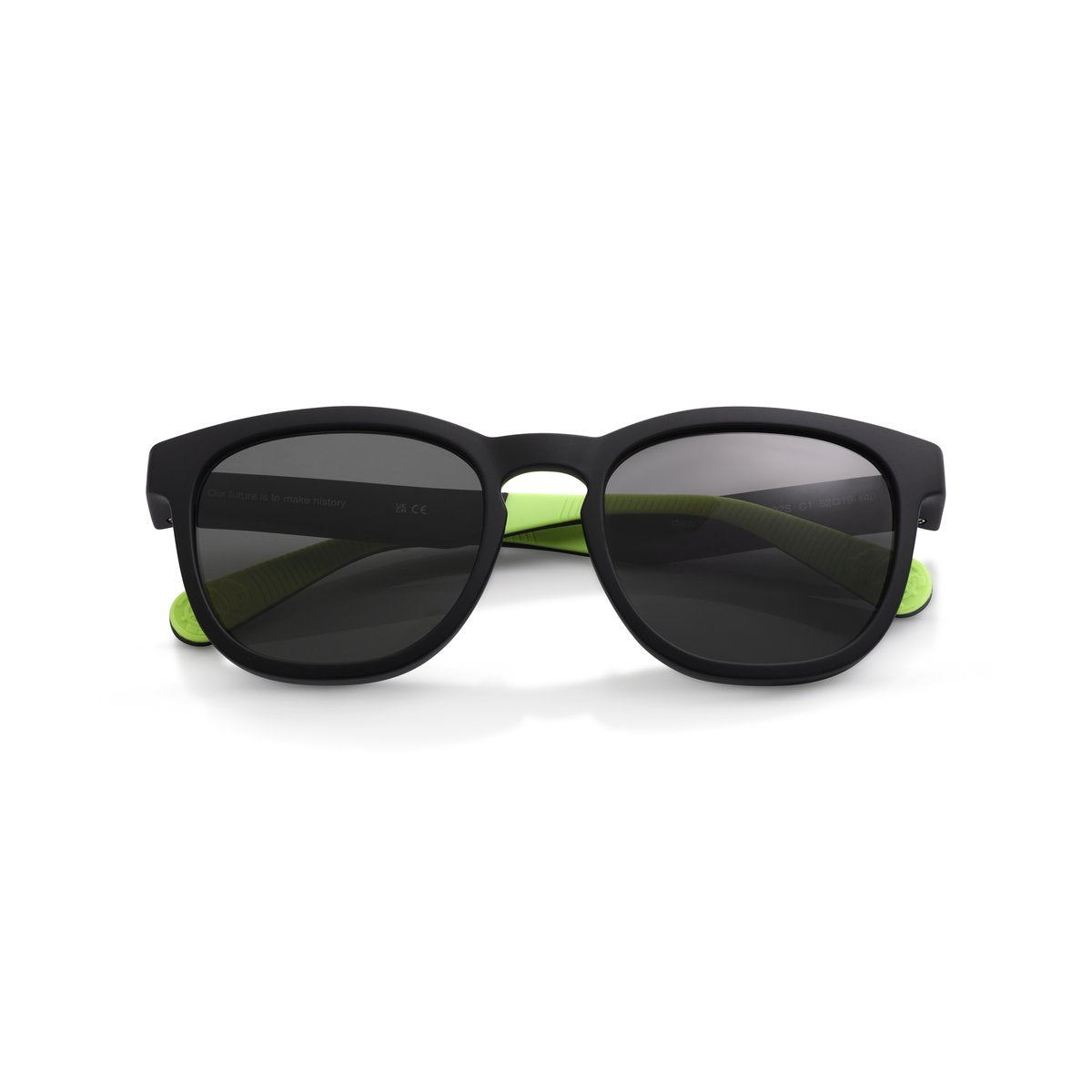 Real Madrid TR90 Cat-Eye Sunglasses Black / Green - View 5
