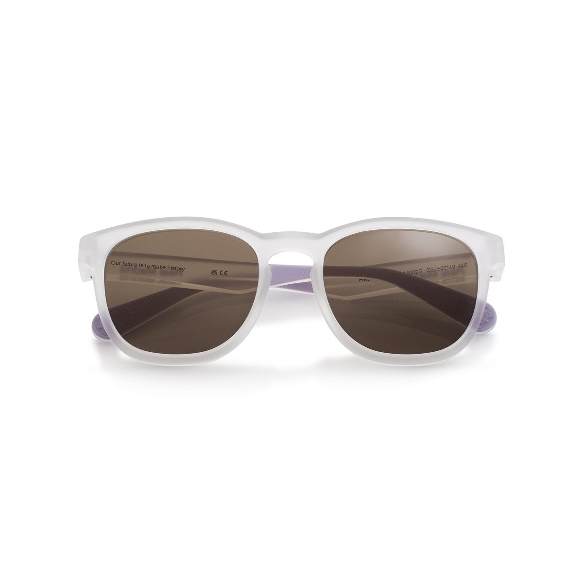 Real Madrid TR90 Cat-Eye Sunglasses Crystal / Purple - View 5