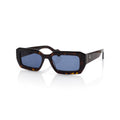 Real Madrid Acetate Rectangle Sunglasses Havana - View 1