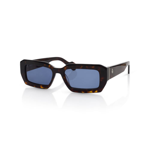 Real Madrid Acetate Rectangle Sunglasses Havana - View 1