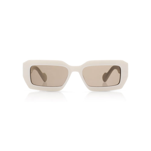 Real Madrid Acetate Rectangle Sunglasses White - View 2