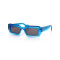 Real Madrid Acetate Rectangle Sunglasses Blue - View 1